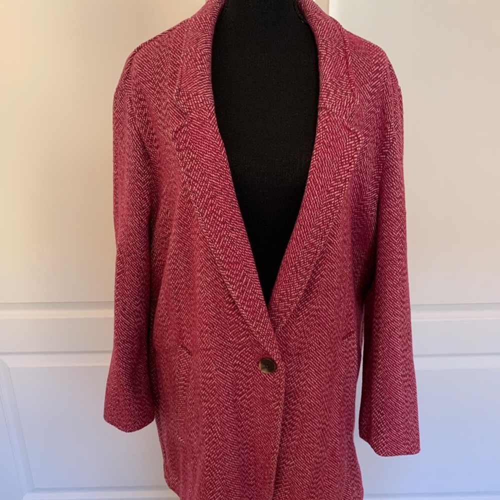 💕👚 Pretty in Pink Wool Jacket 👚💕